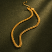 Collier chaîne Hip Hop plaqué or véritable