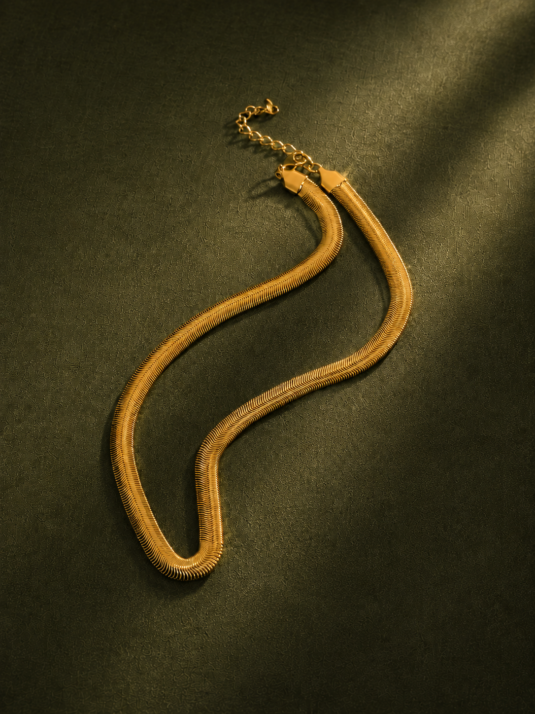 Collier chaîne Hip Hop plaqué or véritable