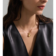Collier pendentif citrine naturelle