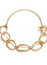 Collier chaîne acier inoxydable poli plaqué or véritable