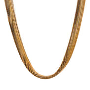 Collier chaîne Hip Hop plaqué or véritable