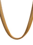 Collier chaîne Hip Hop plaqué or véritable