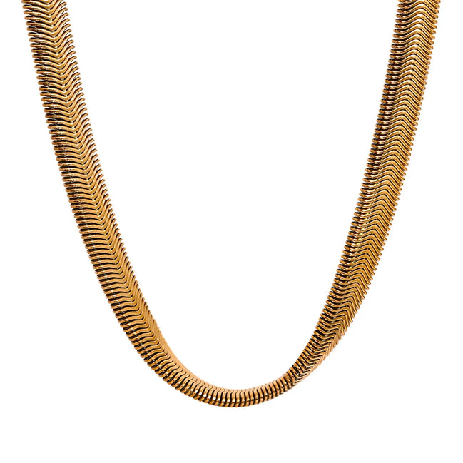 Collier chaîne Hip Hop plaqué or véritable